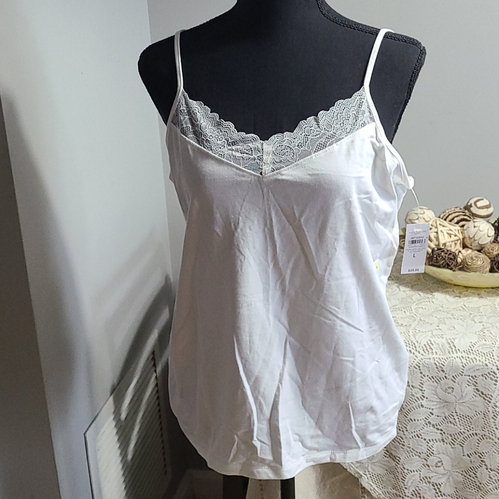 BNWT Ann Taylor 95% Cotton Camisole